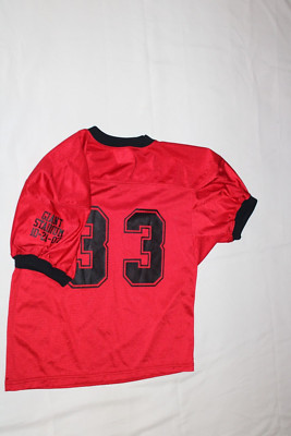 North Carolina Football Jersey  Red and Black Youth XLarge