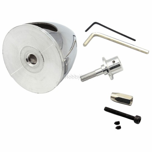 2 slot Aluminum Spinner 64mm 2.5in for 5mm shaft motor RC Model Airplane Warbird - Picture 6 of 12