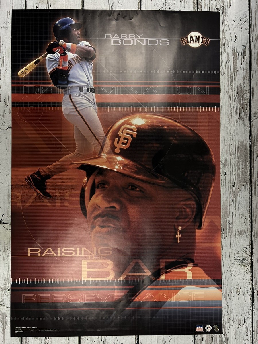 Barry Bonds Raising The Bar San Francisco Giants 2001 Starline