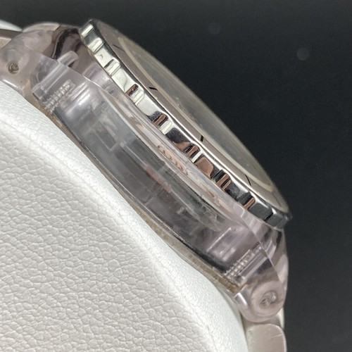 Adidas Cambridge Ladies 35mm Watch Gray Tone White & Pink Dial Date adh2538-RUNS - Picture 4 of 17