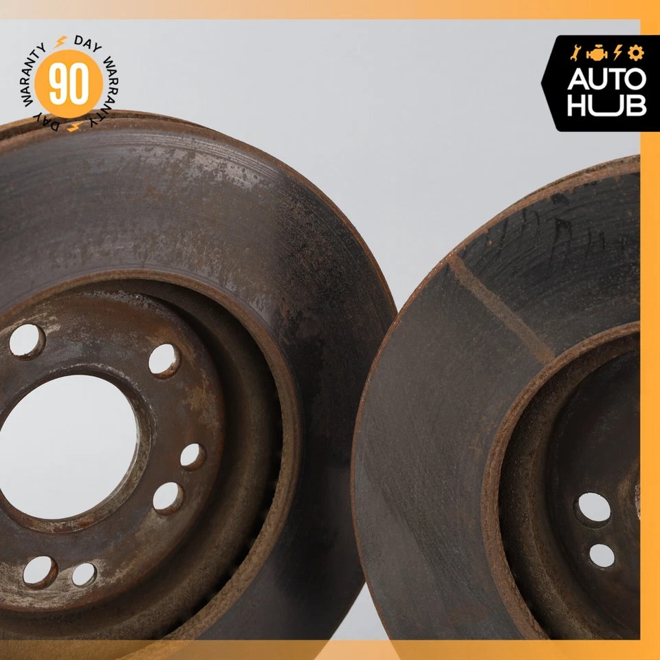 90-98 Mercedes R129 SL500 300SL Juego de rotores de freno delanteros disco izquierdo y derecho OEM Foto 3 de 4