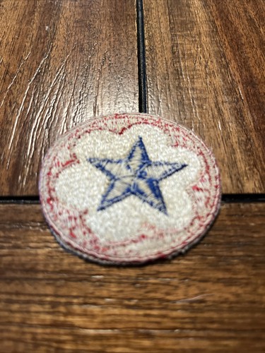 WW2 US Army Service Forces Patch Blue Star White Cloud SSI - Picture 2 of 2