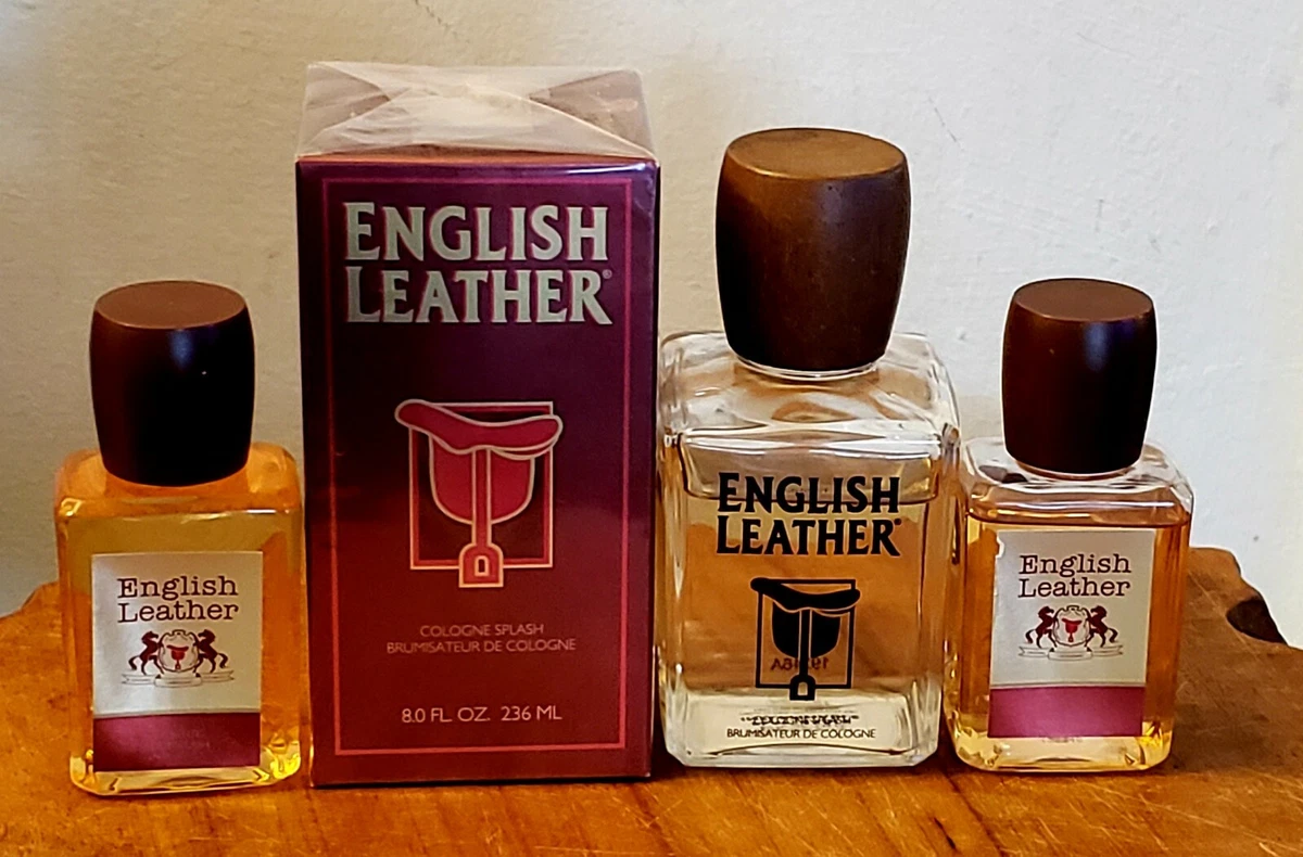 English Leather Cologne By Dana Cologne Splash Authentic For Men, 4 Bottle  Lot