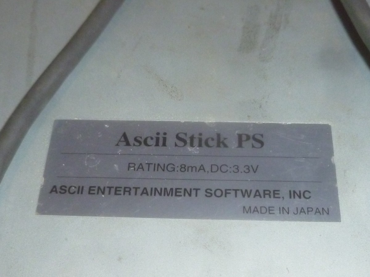 PLAYSTATION ASCIIWARE ASCII STICK PS CONTROL ARCADE JOYSTICK