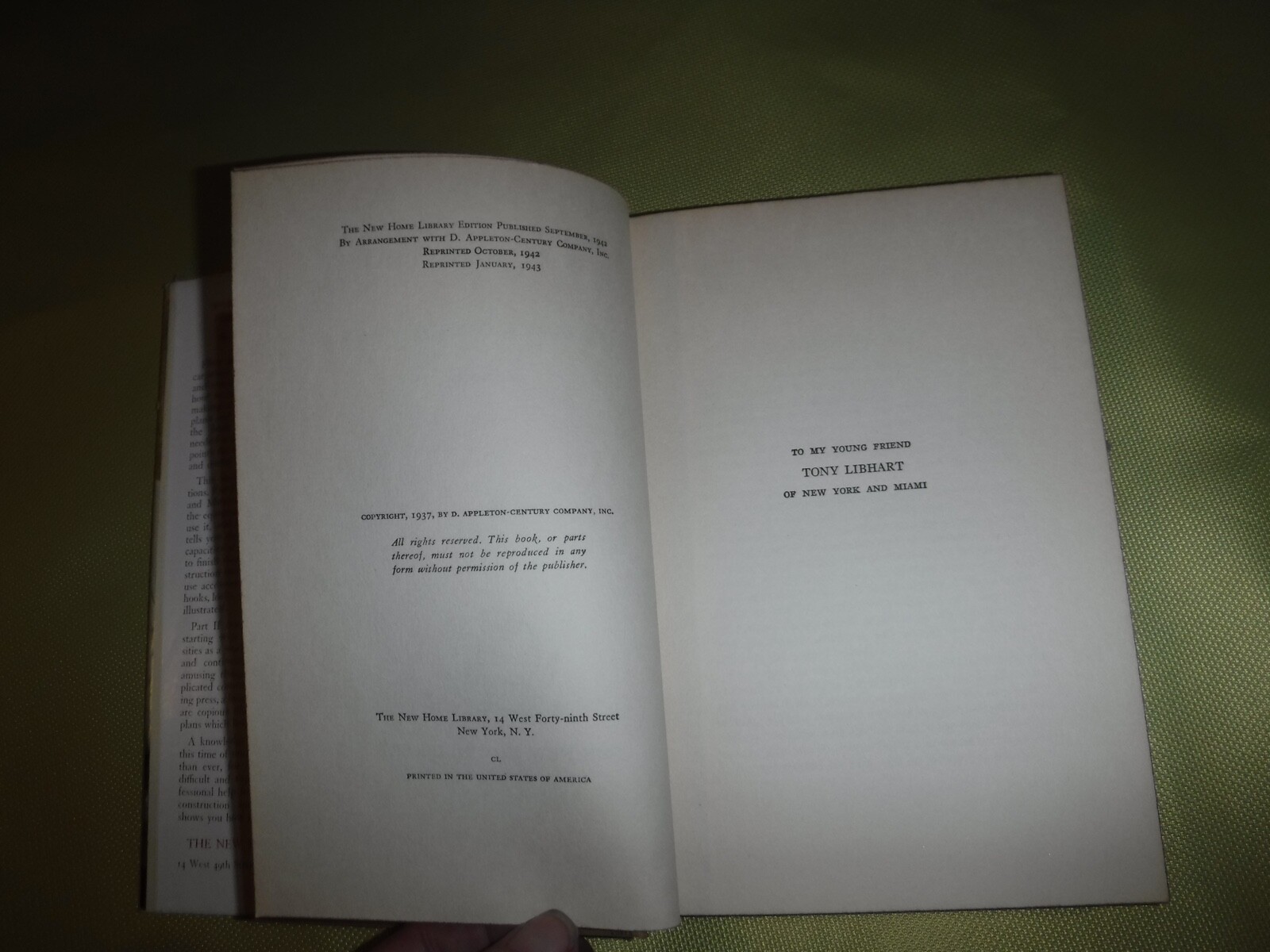 WORKING WITH TOOLS FOR FUN & PROFIT BY A FREDERICK COLLINS - VINTAGE 1943