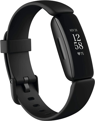 Fitbit Inspire 2 Fitness Tracker And Heart Rate Monitor FB418 Black/White/Red