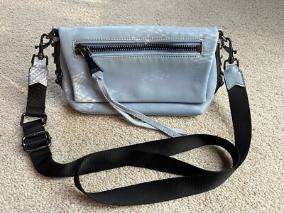 Aimee Kestenberg Bali Crossbody Leather Sky Blue Handbag