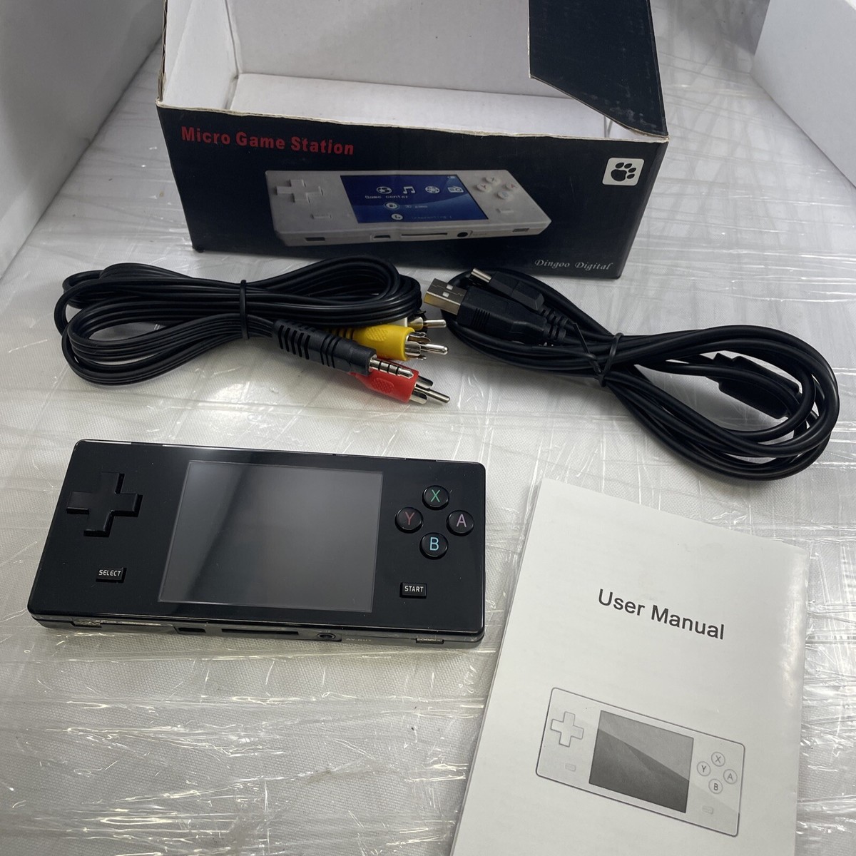 DINGOO A320 MICRO GAME STATION Black Great Condition TESTED