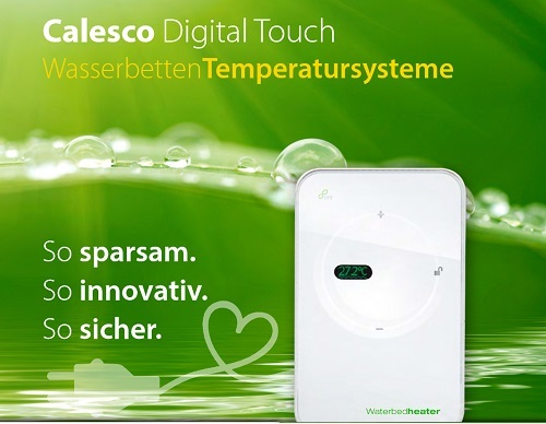 Mono Softside Wasserbett komplett ohne Podest Calesco Touch LMF Heizung
