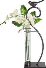 Plant Propagation Station, Plant Terrarium with Tubes Glass Vase, Desktop Glass