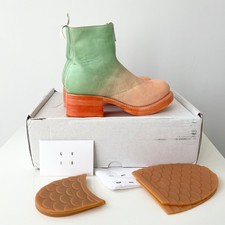 Guidi PL1WZ Front Zip Degrade Boots Green