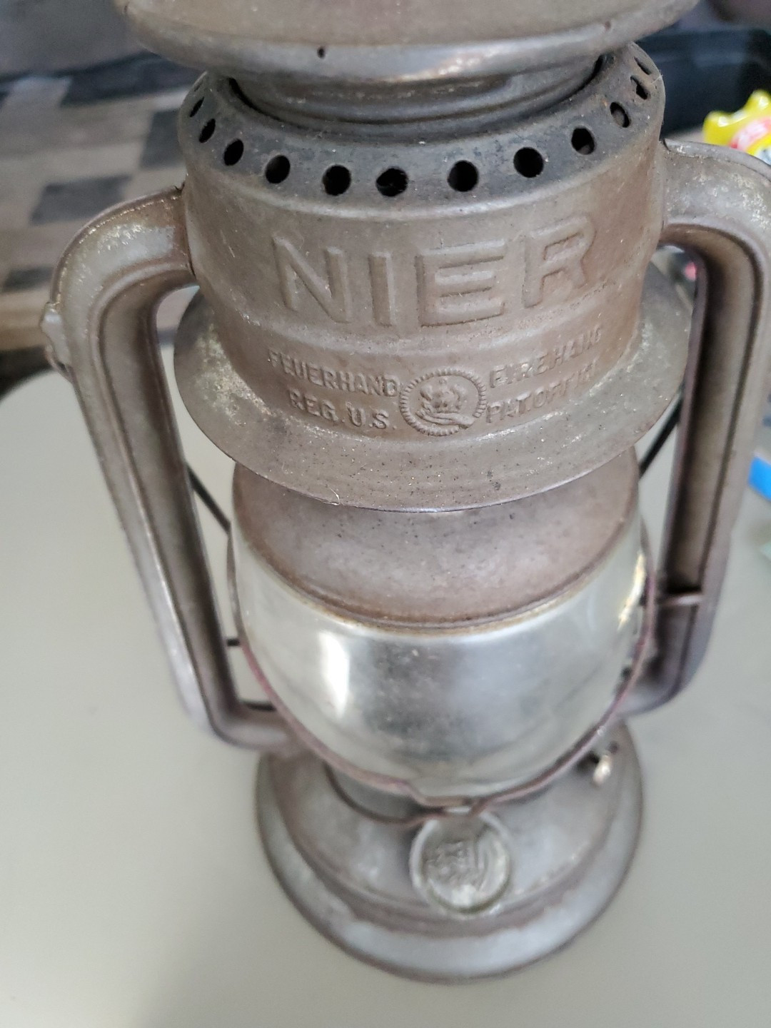 Vintage Antique Nier Feuerhand 260 Lantern German Quality