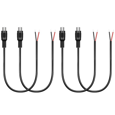 4 Pack RCA Female to Speaker Wire, RCA Female Plug Adapter Connector to Bare Wir