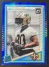 2025 Panini Donruss Optic Devin Neal Rated Rookie Blue Hyper Prizm #282 Saints