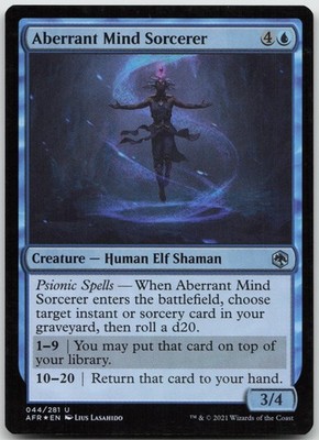 Aberrant Mind Sorcerer 44 Magic: The Gathering Foil NM