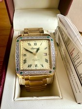 Ingersoll Diamond GENUINE DIAMONDS & EMERALD SET Mens Watch