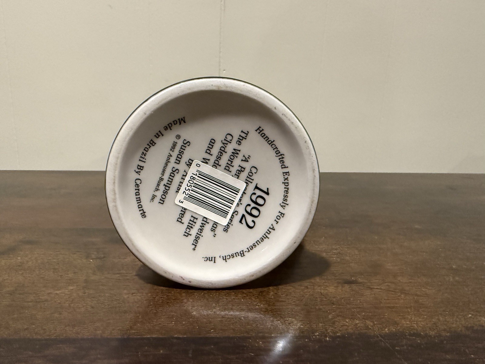 Lot of 3 Vintage Budweiser Holiday Christmas Beer Steins 1990-192 Clydesdales