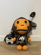 Adidas x Bape Baby Milo Bag A Bathing Ape Crossbody mit Fußball Münztasche