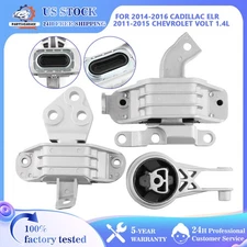 3× Engine Mounts & Automatic Transmission Mount For Chevy Volt Cadillac ELR 1.4L