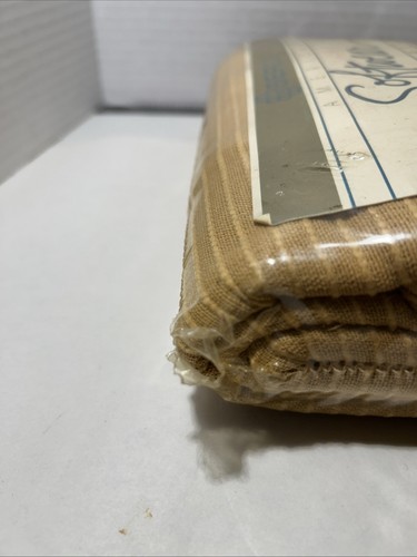 Colcha acanalada vintage BEACON MFG dorada con doble cordón ¡EE. UU.! Nuevo en paquete. - Imagen 5 de 8