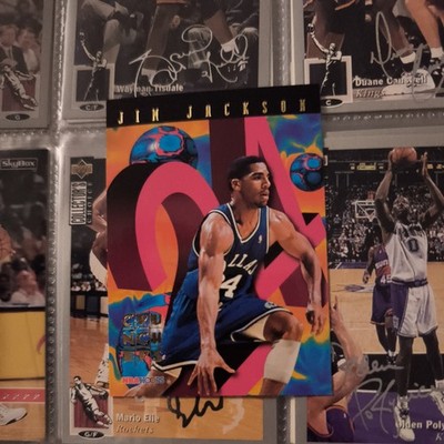 1995-96 Hoops #18 Jim Jackson Number Crunchers NBA Basketball karte 