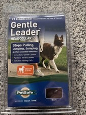 Petsafe Gentle Leader Head collar For Dogs Medium 25-60 Lbs Black New