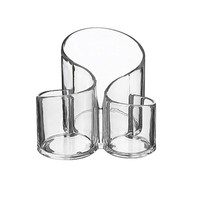 Makeup Brushes Storage Box Cosmetic Acrylic Clear Organizer Holder