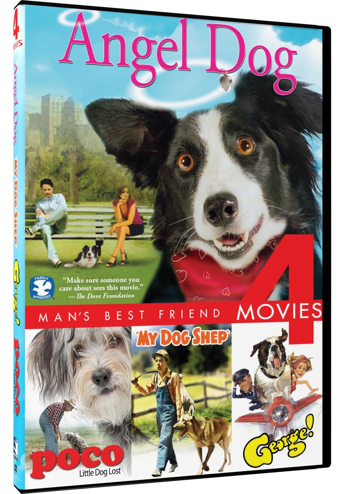 Angel Dog/My Dog Shep/George/Paco - 4-pack DVD NEW