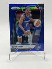 2024 PANINI PRIZM WNBA OLIVIA EPOUPA RC BLUE PRIZM #D 010/199 SP