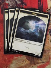 MTG Card: (4x) Spirit Token (004) (Masters 25)