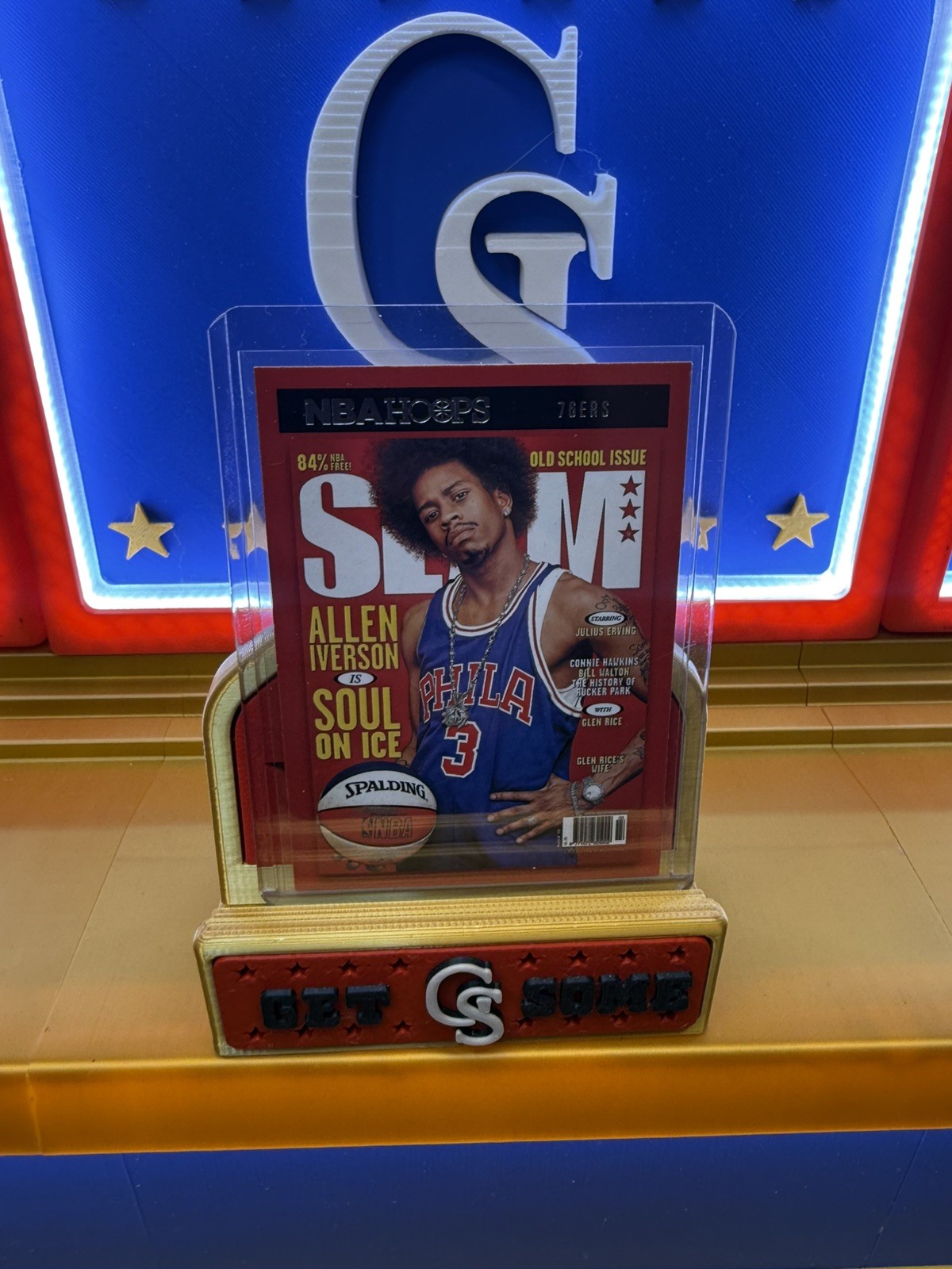 Panini 2020-21 Hoops SLAM #1 Allen Iverson Insert 76ers Basketball