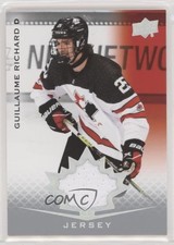 2021 Upper Deck Team Canada Juniors Jersey Guillaume Richard #98 9b4