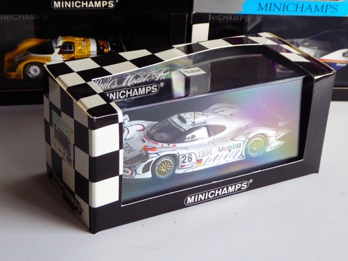 1/43 Minichamps Porsche 911 GT1 Mobil 1 IBM #26 Winner 24 H Le Mans 1998 - Imagen 13 de 13