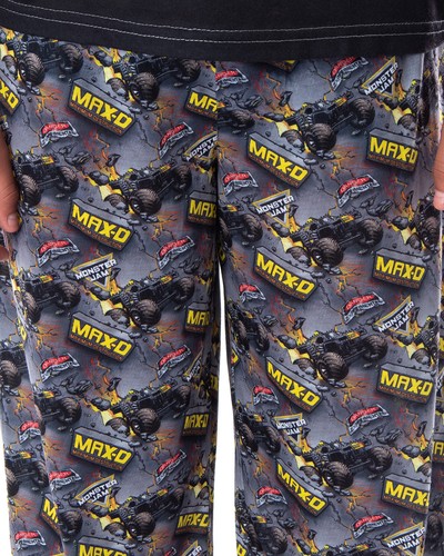 Monster Jam Trucks Boys' Maximum Destruction MAX-D 2 PC Pajama Sleep Set - Picture 3 of 4