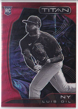 2022 Panini Chronicles Titan Ruby Wave #7 Luis Gil RC /199