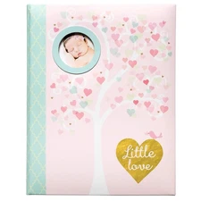 CR Gibson LITTLE LOVE Baby Girl Memory Book Records & Memories First 5 Years