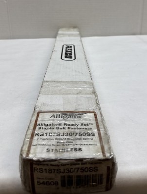 Flexco RS187SJ30/750SS Alligator Ready Set Staple Belt Fasteners 54608