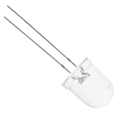 100 x Yellow 10mm LED Water Clear 3000mcd 20°