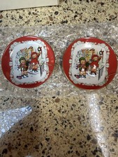 5 CAMPBELL SOUP Items - 2 Pl. Porcelain 2005-3", 1 Glass Soup Can  2 Mugs1997