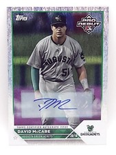 2023 Topps Pro Debut - David McCabe #PD-180 Sparkle Foil Autographs /199 (AU,...