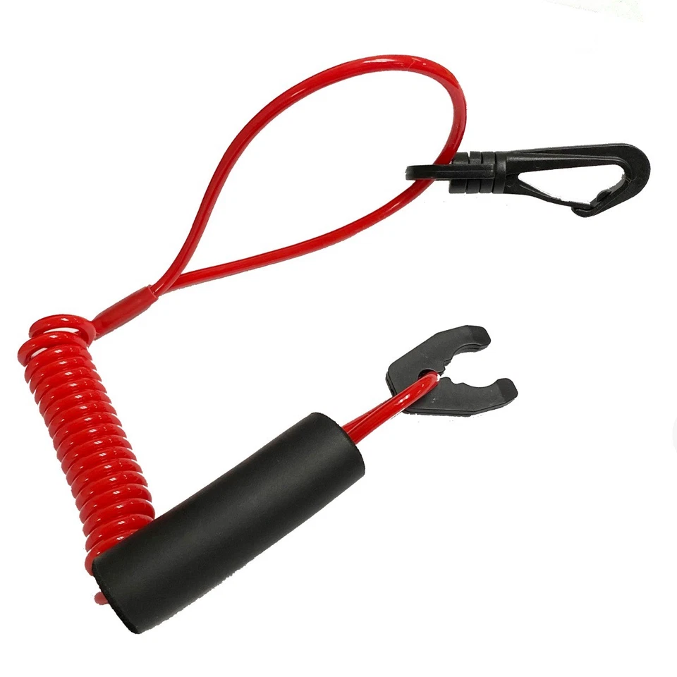 Llave de cordón de seguridad Yamaha WaveRunner GP760 GP800 GP1200 Superjet SUV Foto 3 de 4