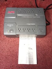APC BE750BB Back-UPS 10 Outlet Surge Protector Power Supply, W Manual