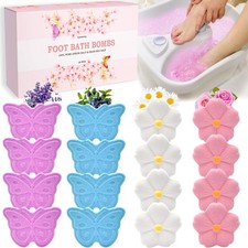 Bath Foot Bombs, Foot Soak with Bath Salt and Tea Tree Oil. Organic