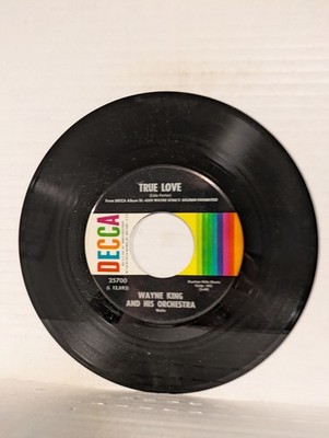 45 ~ Wayne King & His Orchestra: ''True Love / Deep Purple'' 1966 (EX)