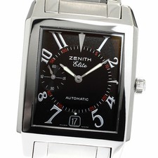 OROLOGIO ZENITH 02.0250.684 ELITE PORT ROYAL DATE PICCOLO SECONDO AUTOMATICO NERO UOMO
