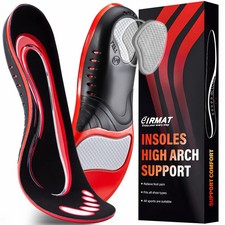 Sport Insoles Men Women Carbon Plate Arch Support Breathable Shock Absorption Sh
