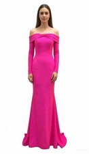 Off Shoulder Long Prom Dress / Wedding Dress / Pageant Gown