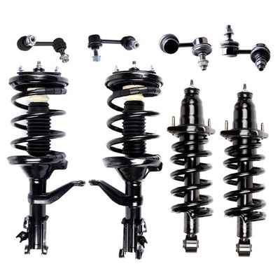 Front Rear For Honda Element 03-11 Shock Strut & Coil Springs Sway Bar Links
