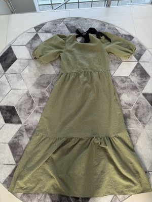 Grünes Langes Sommerkleid Größe 40 New Look 
