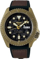 Seiko 5 Sports SRPE80K1 Automatic Skeleton Men's Watch Black Dial 42mm Japan